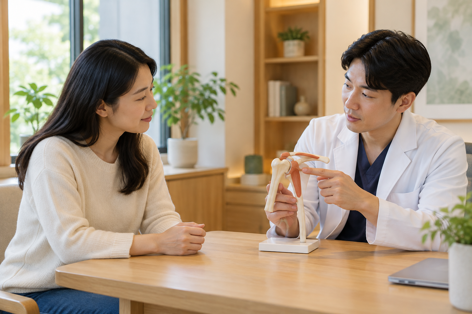통영 어깨통증 한의원 — 어깨 상담에 관한 AI 설명용 이미지